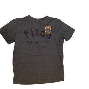 Abercrombie Kids Boys Shirt TShirt Size 15 16 Gray Graphic Short Sleeve.